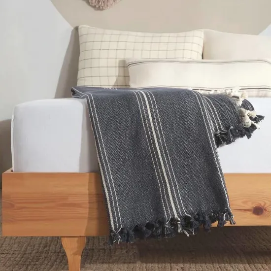 Picture of Minimalist 100% Cotton Throw Blankets & Bedspreads
