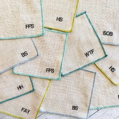 Picture of Sweary Cocktail Coasters, Set of 8