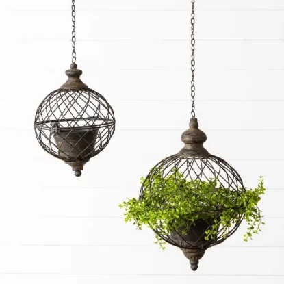 Picture of Sphere Hanging Planter (Set of 02)