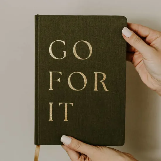Picture of Go For It Fabric Journal - Home Decor & Gifts