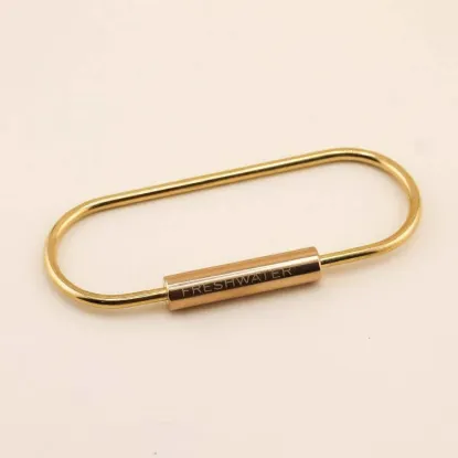 Picture of Brass Oval Key Ring