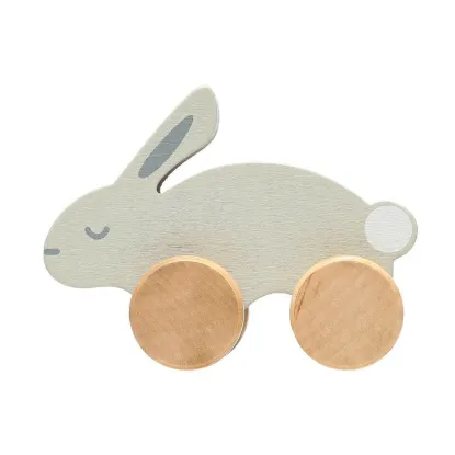 Picture of Wooden Toy Bunny, Baby & Toddler Toy, Nursery Decor