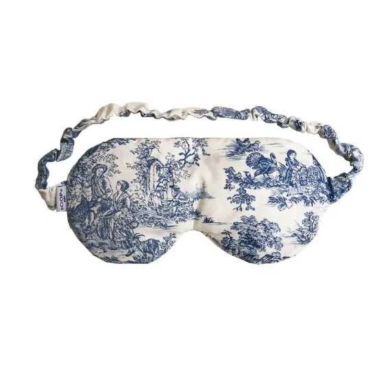 Picture of Relaxing Eye Mask with Flax Seeds + Lavender - Toile De Jouy