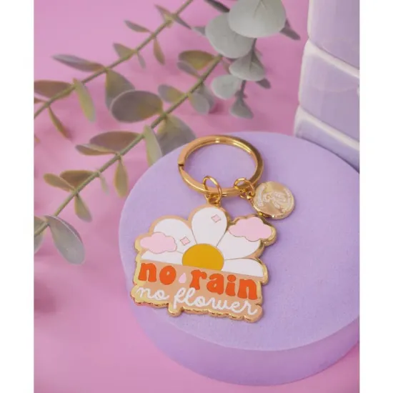 Picture of Keychain No Rain No Flower