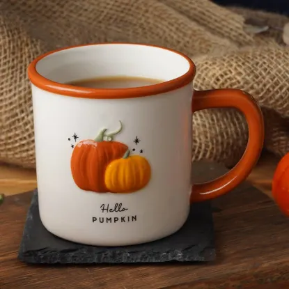 Picture of Snuggle Season 'hello Pumpkin' Stoneware Mug