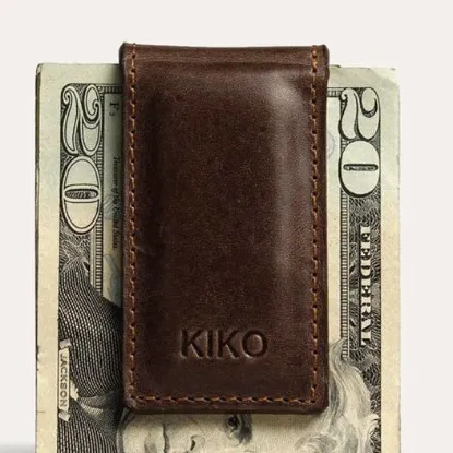 Picture of Brown Magnetic Money Clip