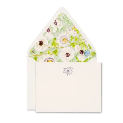 Picture of Anemone Flower | Fancy Pants Letterpress Flat Notecards