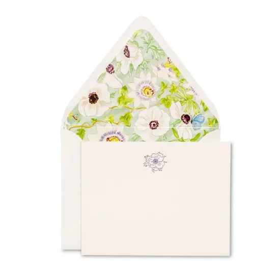 Picture of Anemone Flower | Fancy Pants Letterpress Flat Notecards