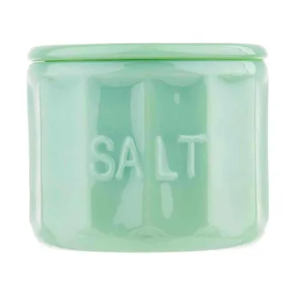 Picture of Jadeite Glass Collection Salt Cellar with Lid
