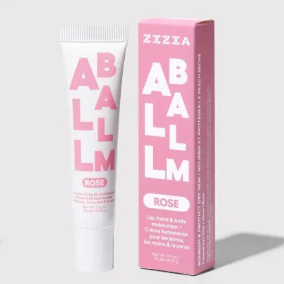 Picture of Zizia All Balm Tube-Rose Hand & Lip Balm