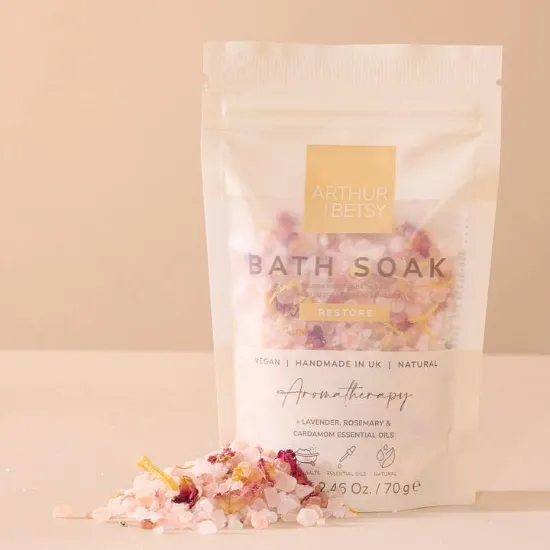 Picture of Bath Salts Pouch, Bath Soak, Stocking Fillers, Bath Salt Bag