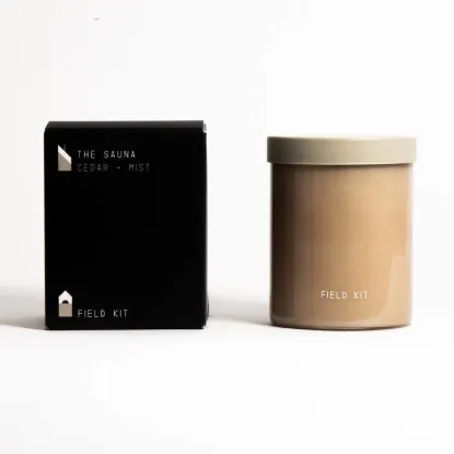 Picture of The Sauna - Cedar + Mist - 8oz Glass Candle