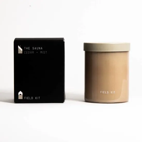 Picture of The Sauna - Cedar + Mist - 8oz Glass Candle