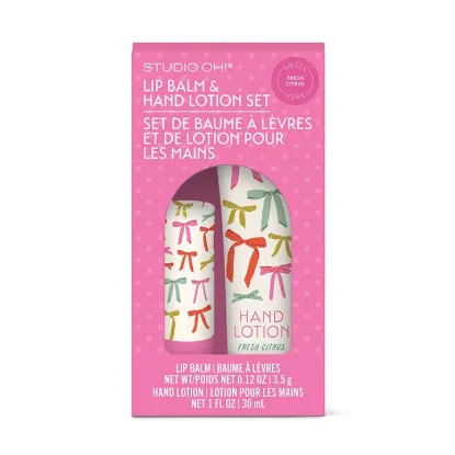 Picture of Put A Bow On It Lip Balm & Hand Lotion Set