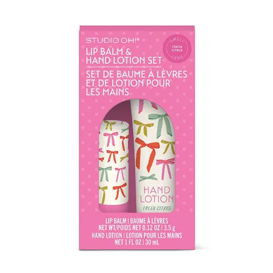 Picture of Put A Bow On It Lip Balm & Hand Lotion Set