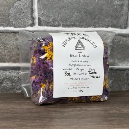 Picture of Blue Lotus Whole Flower | 2oz - 1 Kg | Bulk