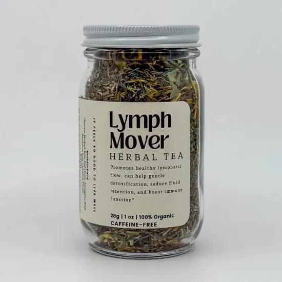 Picture of Lymph Mover Loose Leaf Herbal Tea | Glass Jar