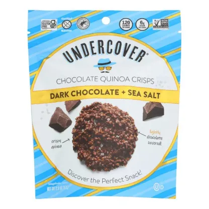 Picture of Undercover Dark Choco Sea Salt Quinoa Snack - 12 Pack