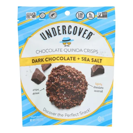 Picture of Undercover Dark Choco Sea Salt Quinoa Snack - 12 Pack