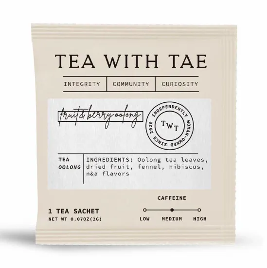 Picture of Fruit & Berry Oolong Tea - Individually Wrapped Tea Bag