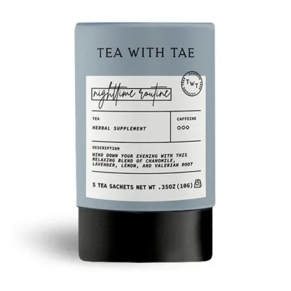 Picture of Nighttime Routine Sleep Tea Mini Tube Gift (5 Tea Bags)