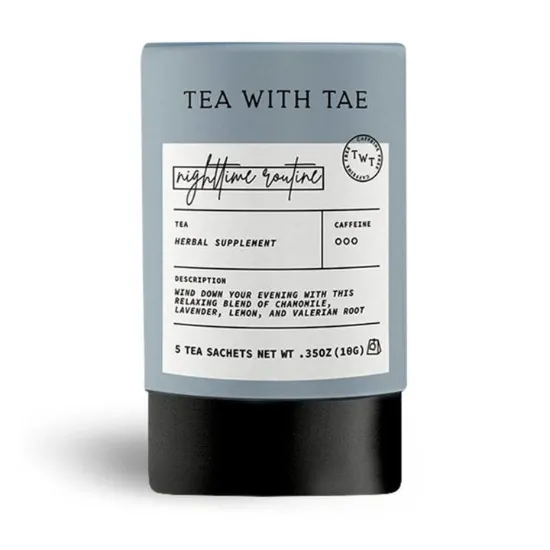 Picture of Nighttime Routine Sleep Tea Mini Tube Gift (5 Tea Bags)