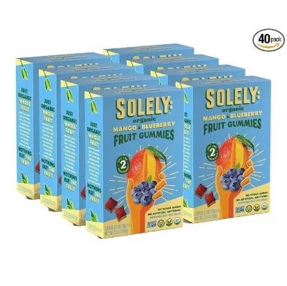 Picture of Organic Mango and Blueberry Whole Fruit Gummies 8 Pack