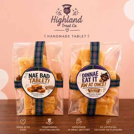 Picture of Luxury Tartan Scottish Tablet Bag (100g)