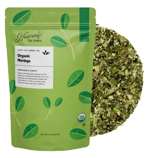 Picture of Organic Moringa, Bulk Loose Leaf Herbal Tea, 1 lb.