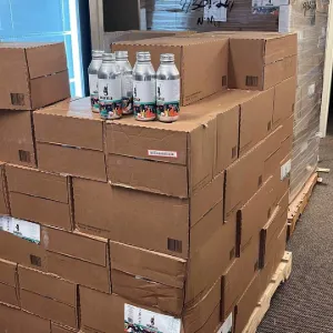 Picture of 1 Pallet Order = 70 Cases of 24 Nama Water Bottles