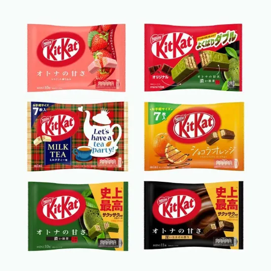 Picture of Japanese Kit Kat 6 Flavor Variety Pack (6-pack)