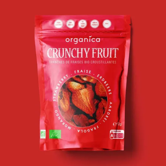 Picture of Organic Freeze-Dried Strawberries 100% Pure Fruit | Organica Food