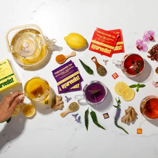Picture of Ayurveda For Longevity Sampler Pack | 60 Tea Bags | Organic