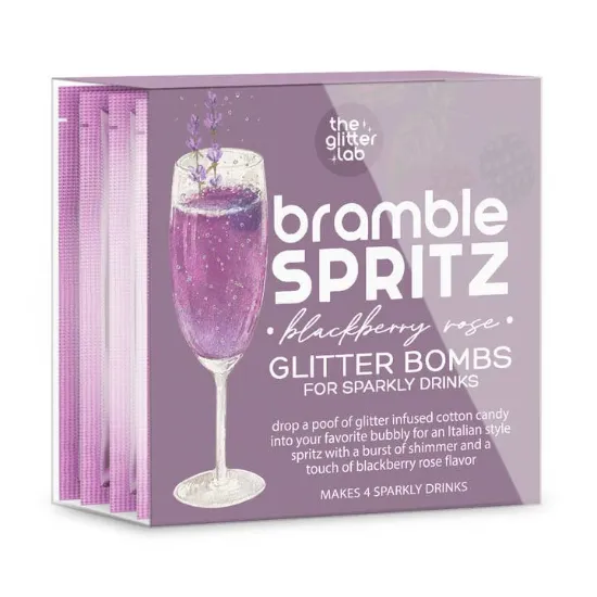 Picture of Bramble Spritz Glitter Bomb For Prosecco & Soda | Blackberry