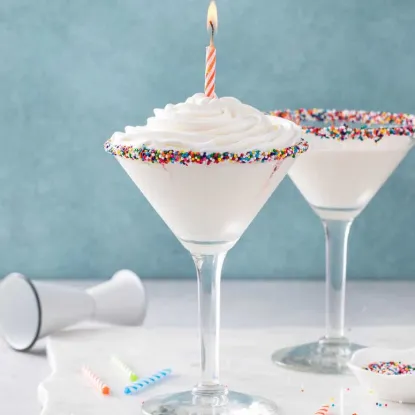 Picture of Birthday Cake Martini Slush Pouch | Non-Alcoholic Beverage