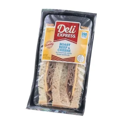 Picture of Deli Express Roasted Beef & Cheese Sandwich 4.4 oz