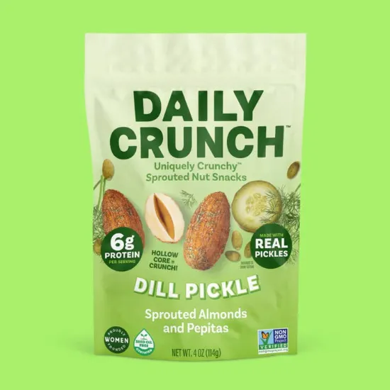 Picture of Daily Crunch Dill Pickle Sprouted Almonds | Resealable Snack