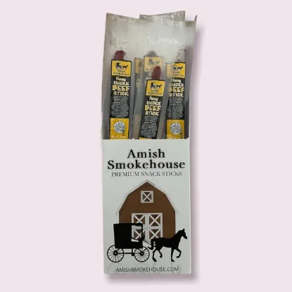Picture of Honey Beef Sticks 21 Ct. Individually Wrapped