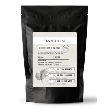 Picture of Coconut Oolong Tea Pouch (15 Tea Bags) For Retail