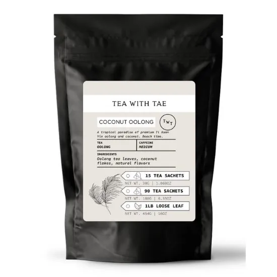 Picture of Coconut Oolong Tea Pouch (15 Tea Bags) For Retail