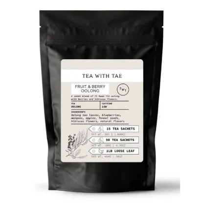Picture of Fruit & Berry Oolong Tea Pouch (15 Tea Bags) For Retail
