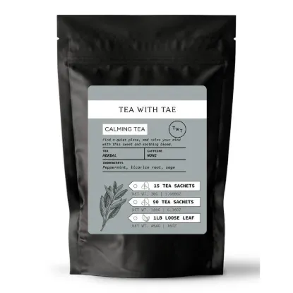 Picture of Calming Herbal Tea Pouch (15 Tea Bags) For Retail
