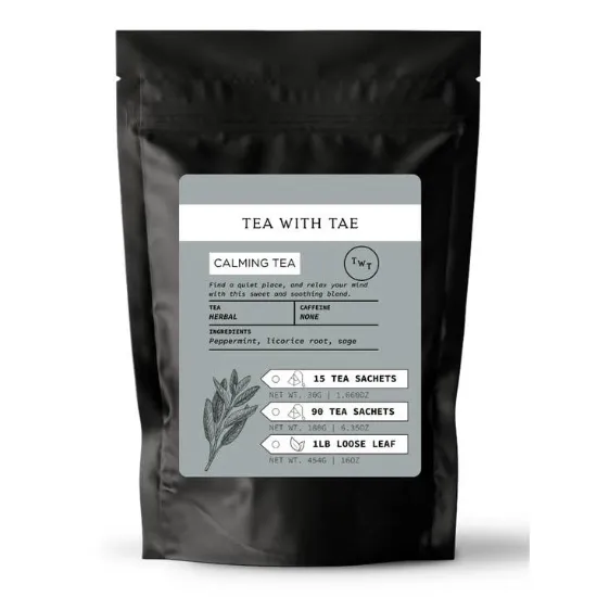 Picture of Calming Herbal Tea Pouch (15 Tea Bags) For Retail