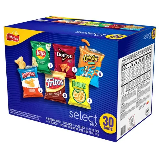 Picture of Frito-Lay Select Mix, Variety Pack, 30 Ct