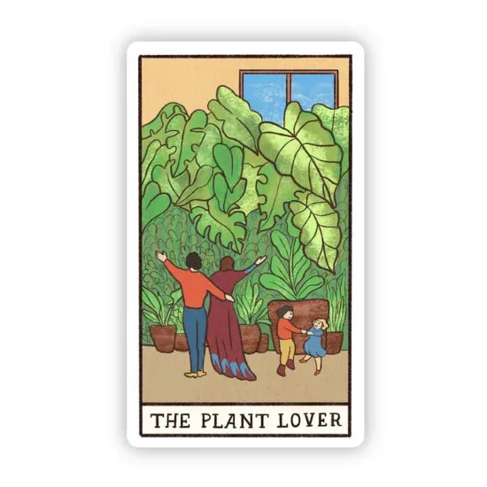 Picture of "the Plant Lover" Tarot Card Sticker