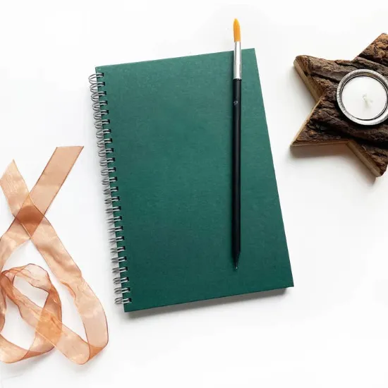 Picture of Last Call: Forest Green Hardcover Spiral Notebook