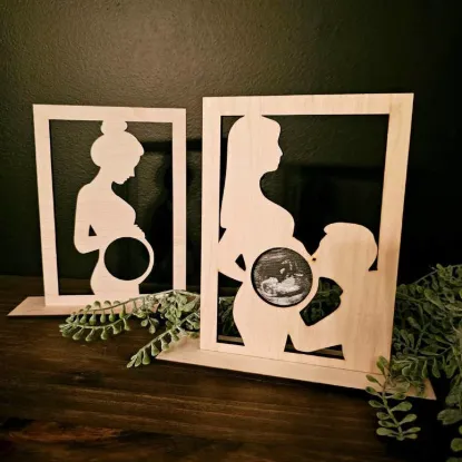Picture of Ultrasound Sonogram Father & Mother Frame Baby Shower Gift