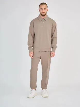 Picture of Chic Taupe Polo Set