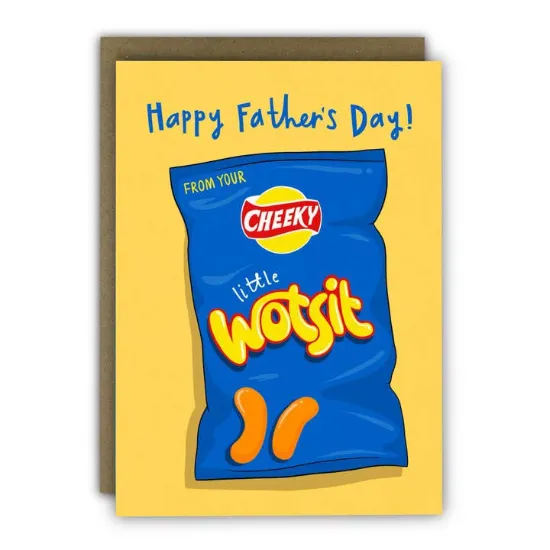 Picture of Funny Father’S Day Card “Cheeky Little Wotsit”