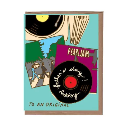 Picture of Vinyl Father's Day Greeting Card